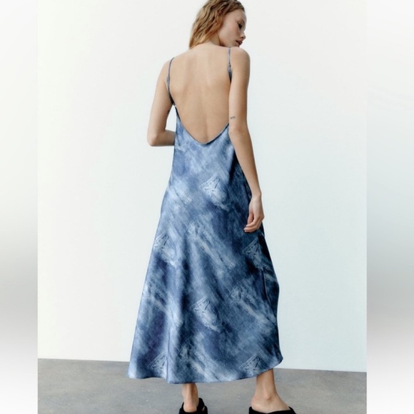 Zara Blue Dress - Picture 5 of 10